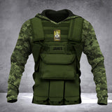 Personalized Canadian Soldier Hoodie 3D Printed 22JUL-DT28