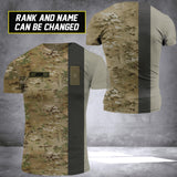 Personalized Danish Veterans/Soldier Tshirt 3D Printed 22JUL-HY28