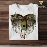 Personalized Irish Soldier/Veterans Tshirt Printed 22JUL-HQ29