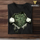 Personalized Mexican Veterans/Soldier Tshirt Printed 22JUL-HQ29