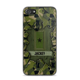 Personalized Swedish Soldier Camo Phone Case Printed 22JUL-DT30