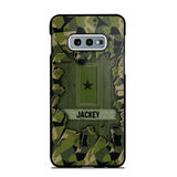 Personalized Swedish Soldier Camo Phone Case Printed 22JUL-DT30