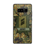 Personalized German Soldier Camo Phone Case Printed 22JUL-DT30