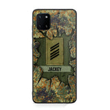 Personalized German Soldier Camo Phone Case Printed 22JUL-DT30