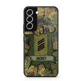 Personalized German Soldier Camo Phone Case Printed 22JUL-DT30