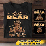 Personalized Auntie Bear & Kid Tshirt Printed 22JUY-HQ01