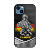 Personalized German Soldier/Veterans Phone Case Printed 22JUY-HY02
