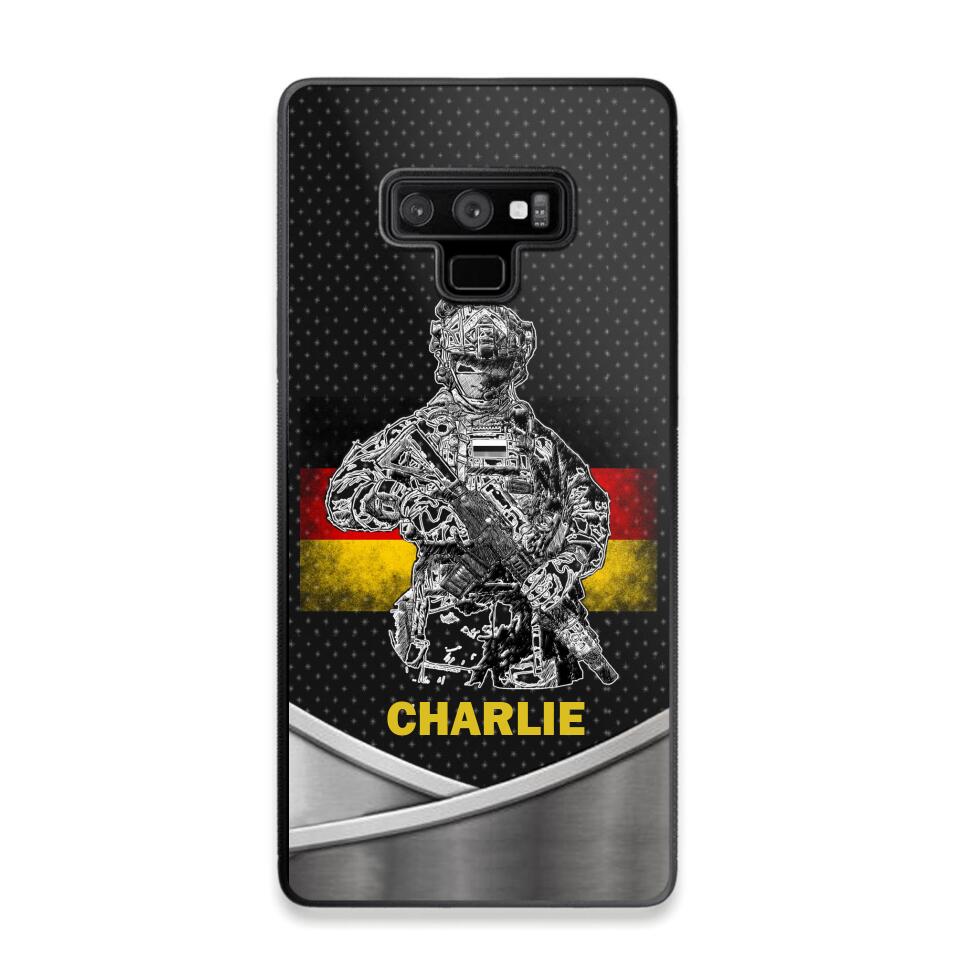 Personalized German Soldier/Veterans Phone Case Printed 22JUY-HY02