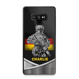 Personalized German Soldier/Veterans Phone Case Printed 22JUY-HY02