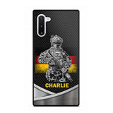 Personalized German Soldier/Veterans Phone Case Printed 22JUY-HY02