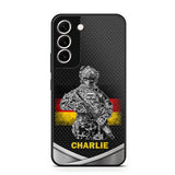 Personalized German Soldier/Veterans Phone Case Printed 22JUY-HY02