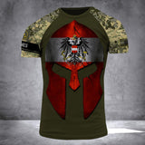 Personalized Austrian Veteran Camo Sku Tshirt or Hoodie 3D Printed QTDT0407