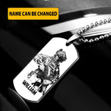 Personalized British Soldier Dog Tag Printed 22JUY-HY02