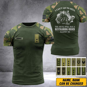 DH Personalized Norwegian Veterans/Soldier Tshirt 3D Printed DT05072