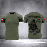 Personalized Austria Army Veterans/Soldier Tshirt 3D Printed QTHC0607