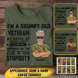 Personalized Australian Veterans/Soldier Tshirt Printed 22JUY-HC08