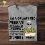 Personalized Australian Veterans/Soldier Tshirt Printed 22JUY-HC08