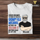 Personalized Grumpy Old Mechanic Tshirt Printed 22JUY-DT11