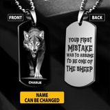 Personalized Your First Mstake Was To Assume
I'd Be One Of The Sheep Necklaces Printed NQHC1207