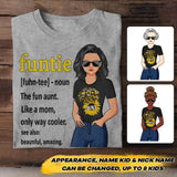 Personalized Funtie - Aunt Tshirt Printed NQHC1307