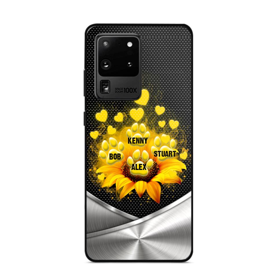 Personalized Dog Paw Phone Case Printed NQHQ1407