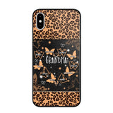 Personalized Grandma Kid Name Butterfly Leopard Phonecase QTDT1407