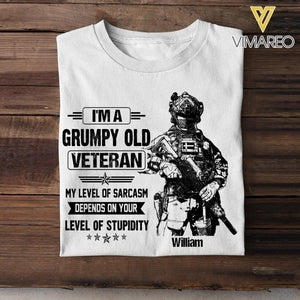 Personalized Swedish Veterans/Soldier Tshirt Printed 22JUY-HQ14