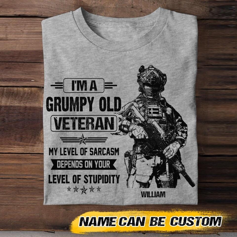 Personalized Swedish Veterans/Soldier Tshirt Printed 22JUY-HQ14