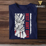 Personalized Best Aunt Ever Tshirt Printed 22JUY-HQ21