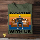 Personalized You Can't Sit With Us Dog Breed Tshirt Printed 22JUY-DT22