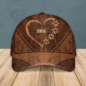Personalized Dog Name Custom Cap Printed NGHQ2607