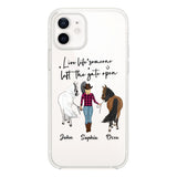 Personalized Live Life Someone Left The Gate Open Silicon Phonecase QTHC2707