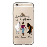 Personalized Live Life Someone Left The Gate Open Silicon Phonecase QTHC2707