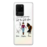 Personalized Live Life Someone Left The Gate Open Silicon Phonecase QTHC2707