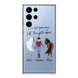 Personalized Live Life Someone Left The Gate Open Silicon Phonecase QTHC2707