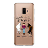 Personalized Live Life Someone Left The Gate Open Silicon Phonecase QTHC2707