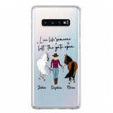 Personalized Live Life Someone Left The Gate Open Silicon Phonecase QTHC2707
