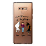 Personalized Live Life Someone Left The Gate Open Silicon Phonecase QTHC2707