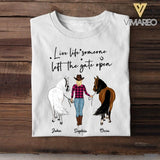 Personalized Live Life Someone Left The Gate Open Silicon Tshirt QTHC2707