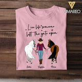 Personalized Live Life Someone Left The Gate Open Silicon Tshirt QTHC2707