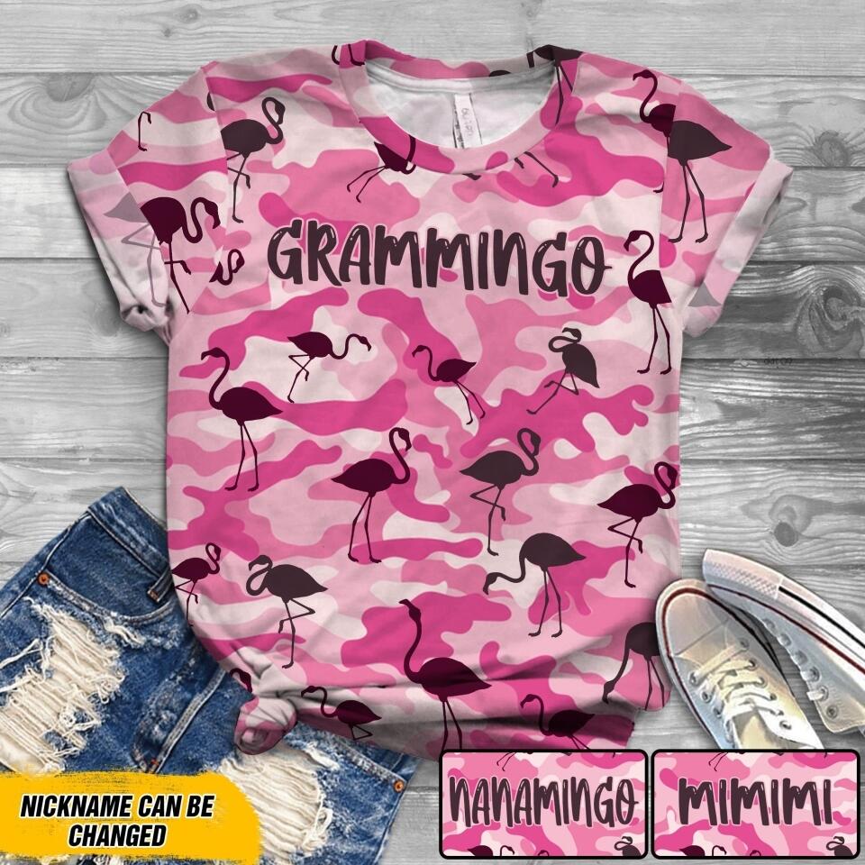 Personalized Grammaingo Flamigo Tshirt 3D Printed QTDT2707