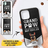 Personalized Grand Paw Like A Regular Granpa But Cooler Phone Case Printed NQDT2707