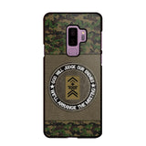 DH Personalized Swiss Soldier/Veterans Phone Case Printed HQ2707