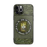 DH Personalized Canadian Soldier/Veterans Phone Case Printed HQ2707
