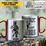 Personalized Swedish Veterans/Soldier Carabiner Mug Printed 22JUY-DT28