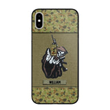Personalized Australian Soldier/Veterans Phone Case Printed 22JUY-HQ28