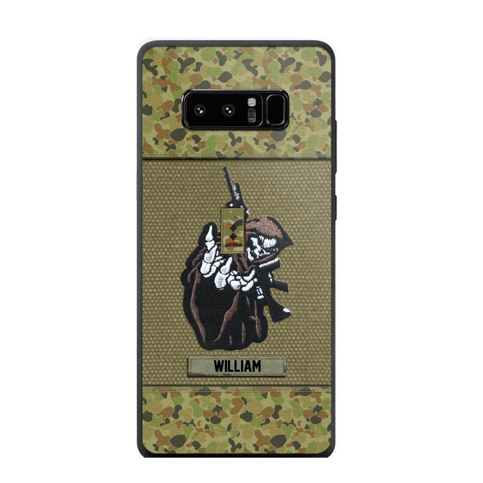 Personalized Australian Soldier/Veterans Phone Case Printed 22JUY-HQ28