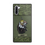 Personalized Canadian Soldier/Veterans Phone Case Printed 22JUY-HQ28