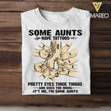 Personalized Some Aunts Have Tattoos Kid Name Tshirt QTVQ2907