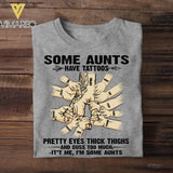 Personalized Some Aunts Have Tattoos Kid Name Tshirt QTVQ2907